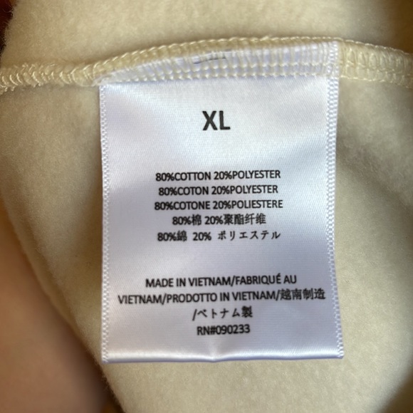 Essentials Creme Cowl Neck Pullover Sweater - Picture 6 of 6